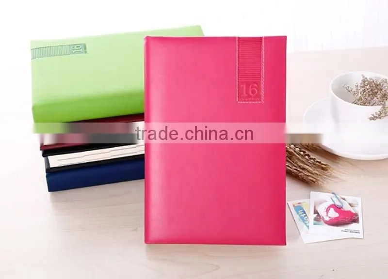 Top grade factory competitive price italian leather planner 2016