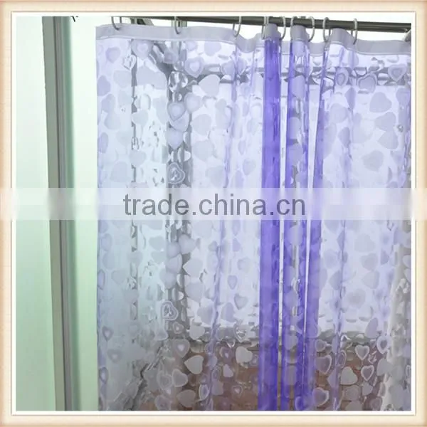 Colorful China supplier short shower curtain