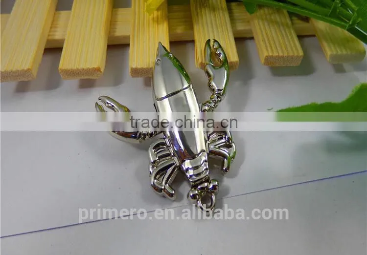 PRIMERO Metal Lobster Keychain cheap stainless steel key chain Movable hands and foot alloy keychain with lobster claw clasp