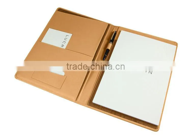Faux Leather Portfolio, Handle Portfolio