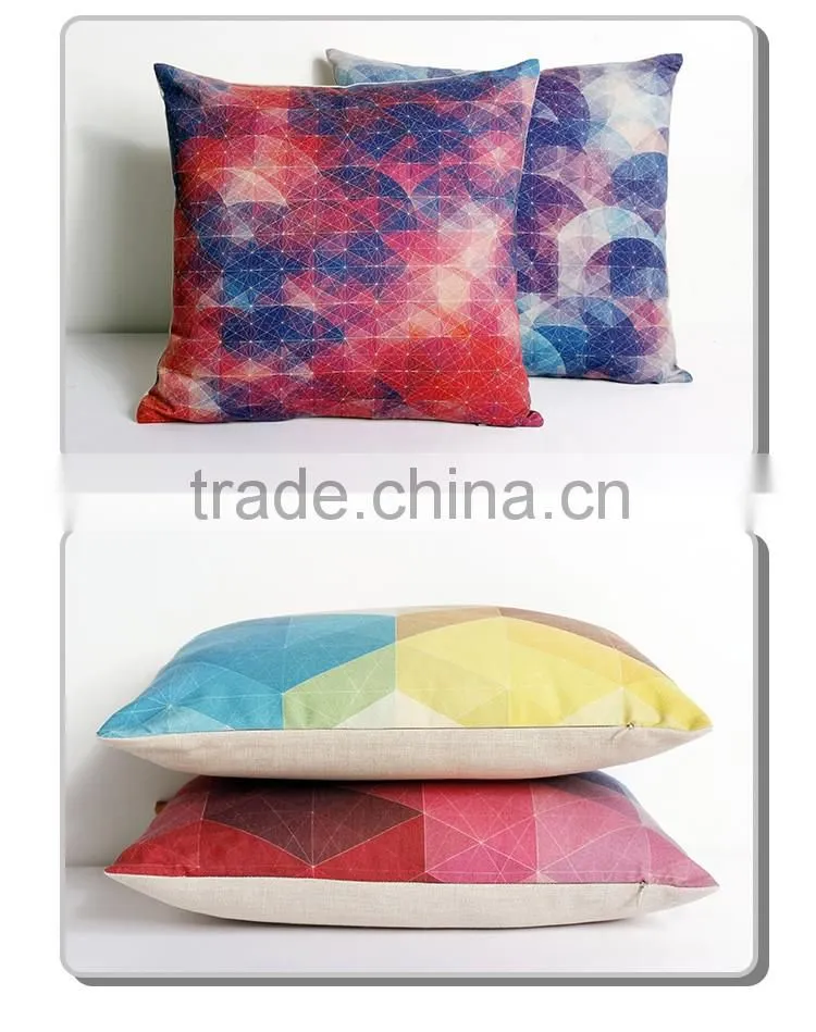 Muilti-color wholesale fancy pillow case for printing