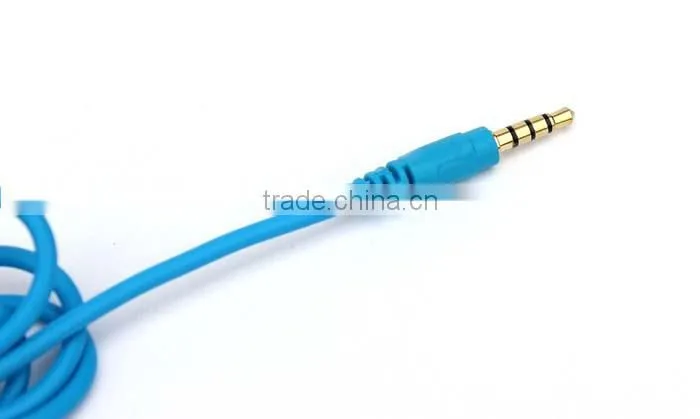 Latest consumer electronics color-customized fashion high quality mobile phone headphone 3.5mm