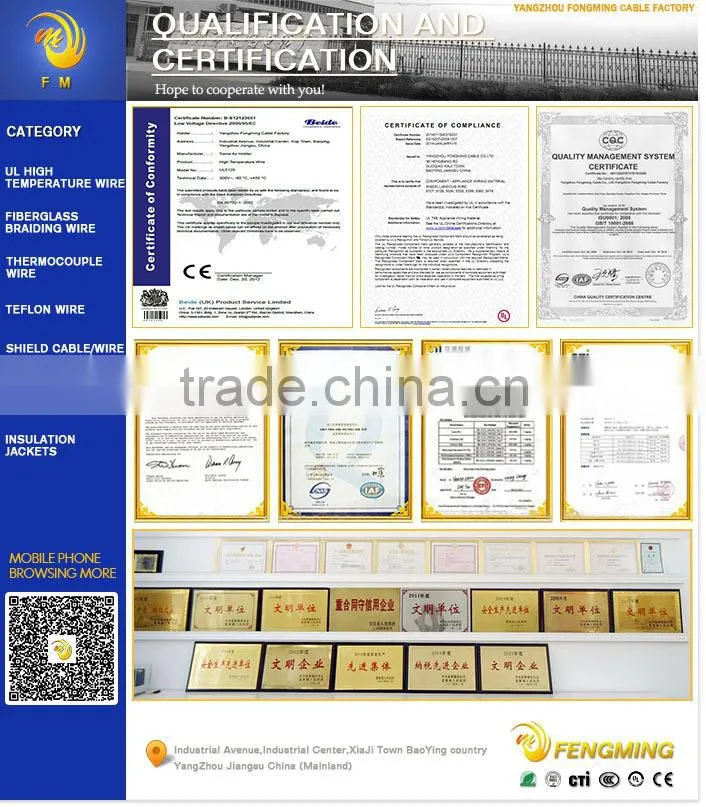 10awg UL5107 Good quality braid electric wire