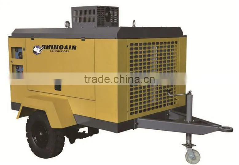 RHINOAIR Portable diesel screw air compressor TROGY145-AH 110KW 145HP