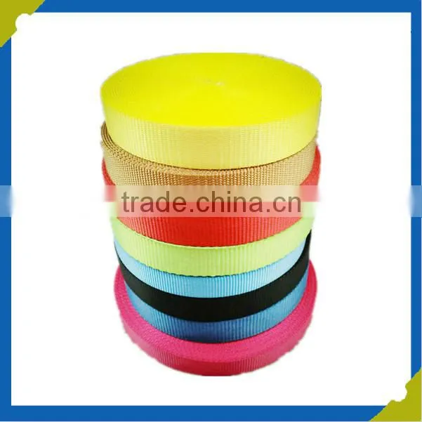 Factory made home textiles nylon webbing colorful woven webbing strap