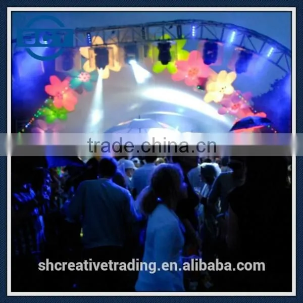 Inflatables LED Pink Flower Decorations