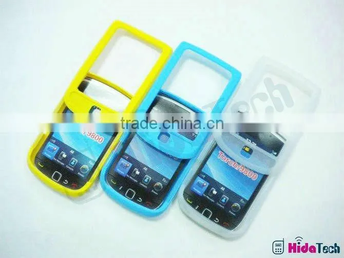Silicone gel cover case For Blackberry 9800, silicone gel case for blackberry