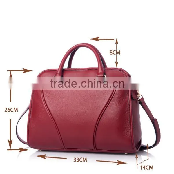 Promotional carry genuine leather women bag