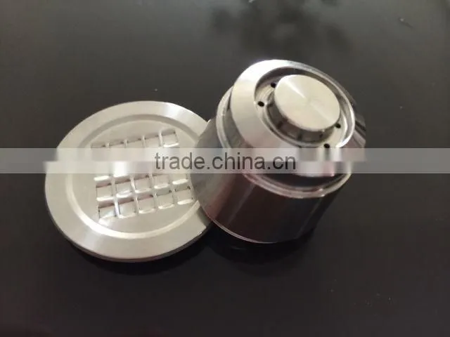 stainless steel compatiable coffee capsule with brush,ring and spoon