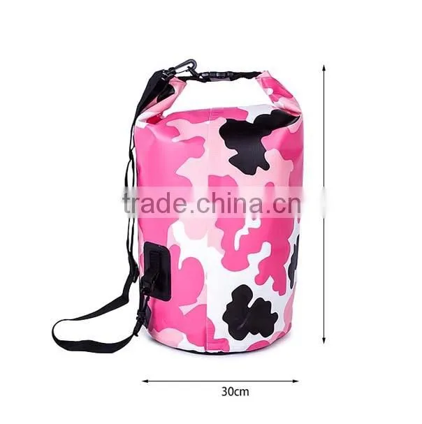Hot sale tactical camouflage outerdoor waterproof pvc dry bag