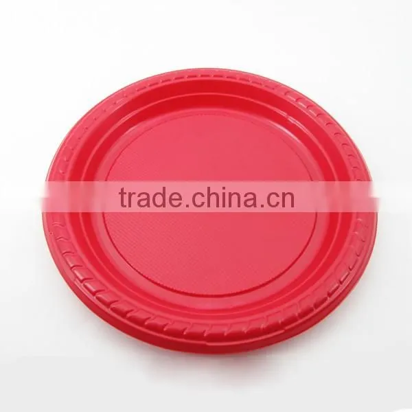 PS/PP Disposable Plastic Colored Plates