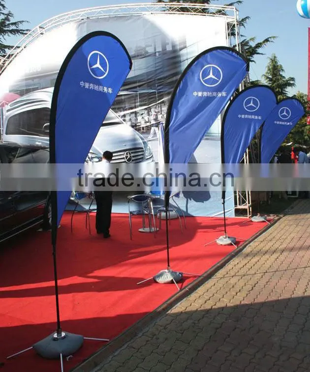 Outdoor Advertising Flag Banner, Water Base