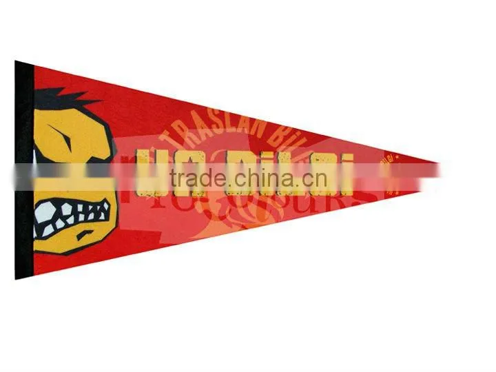 hot sell custom flag sublimation felt pennant