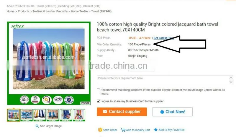 hot sale high quality cotton terry sports towels , combed cotton yarn towels