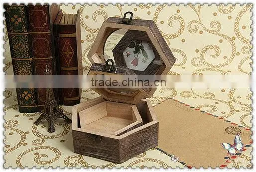 Polygon wooden box