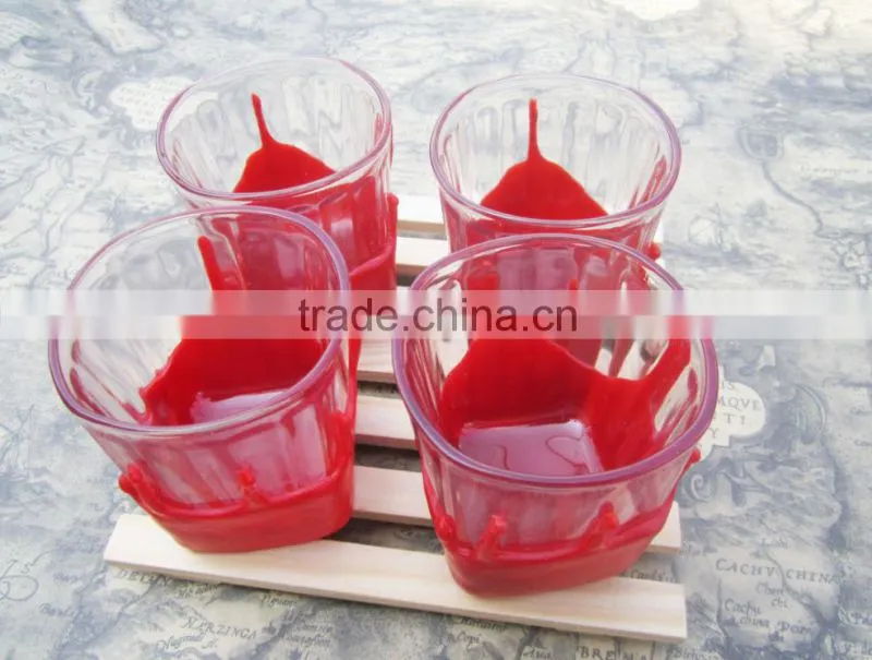 Decorative Burgundy Sealing Wax Block For Water Glass