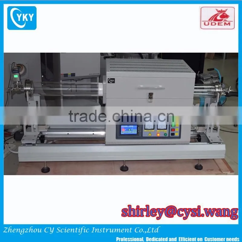 1200C sliding solar RTP tube furnace for graphene in lab ALD & PECVD Combination Tube Furnace System