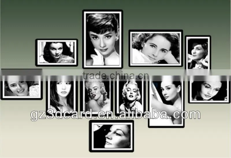 luxurious lenticular PS 3D Picture of strong 3d effect