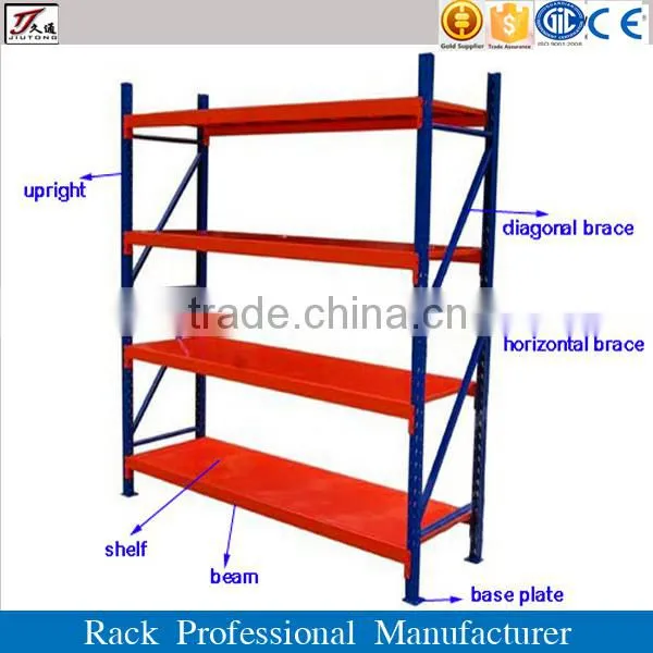 CE, ISO storage long span steel shelf