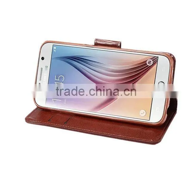 Leather Wallet stand case cover for SAMSUNG