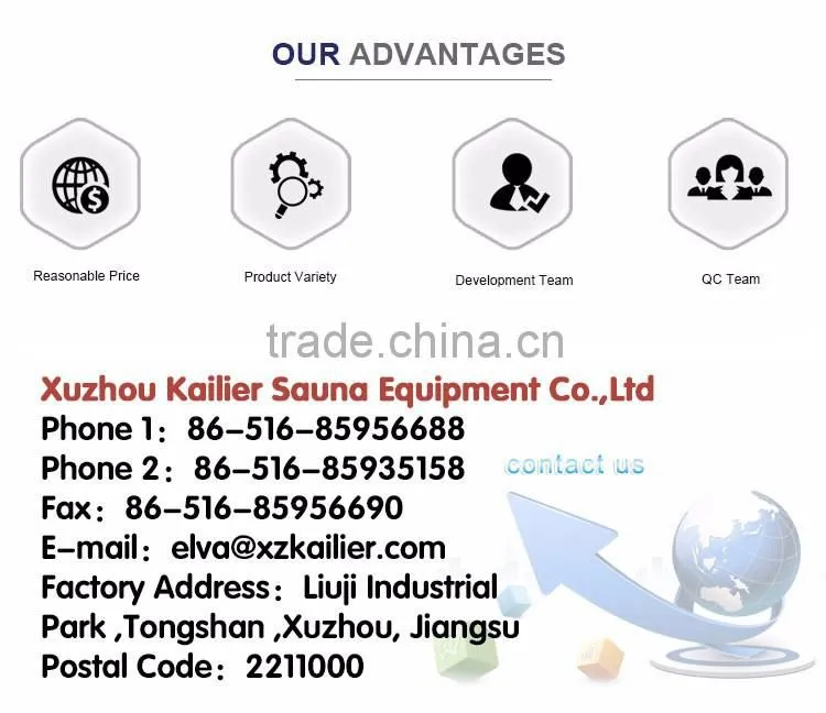 ETL/CE/ROHS Approved American Capsule Sauna KLE-066