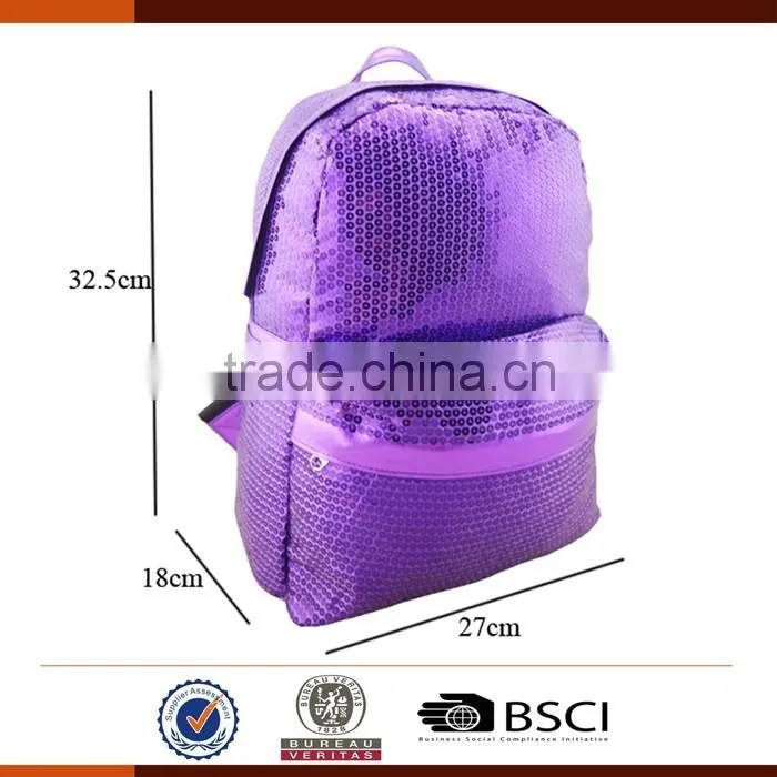 Sequin School Backpacks Bag for Teenager Girls