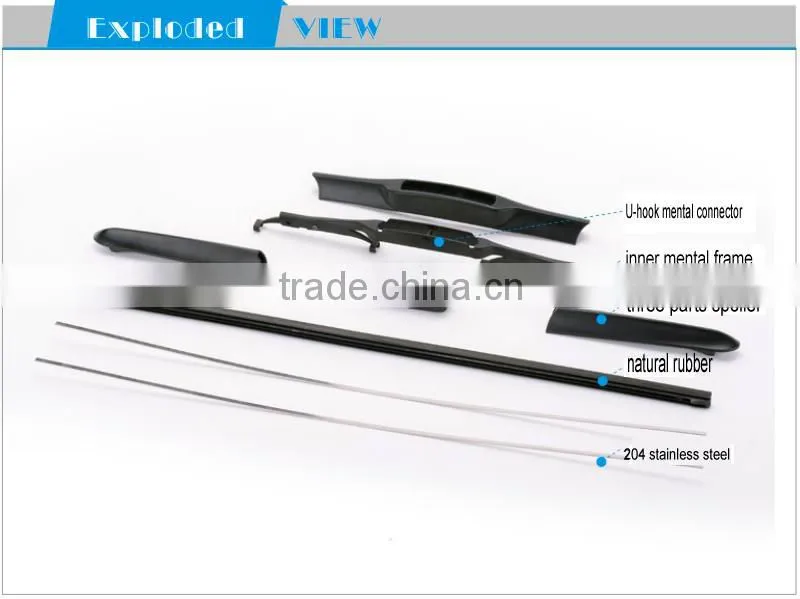 mitsuba wiper blade , wiper blade refill roll , hybrid wiper bladeT170