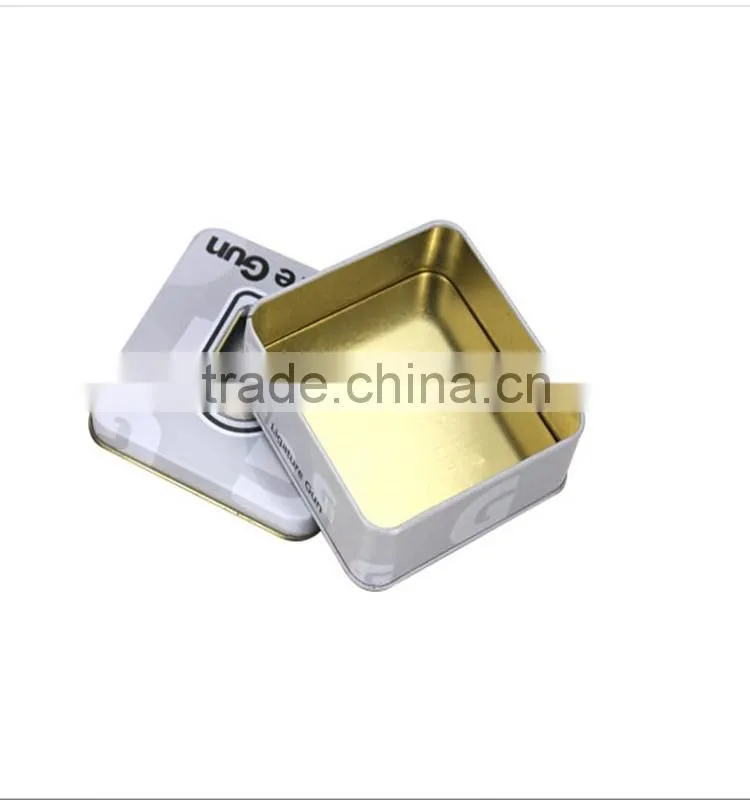 heart shaped small metal tin can box for wedding gift packing