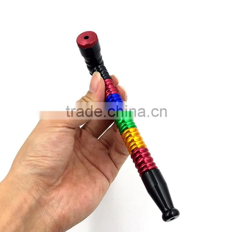 2015 YiWu GangTe hot selling smoking pipe 5 section pipe