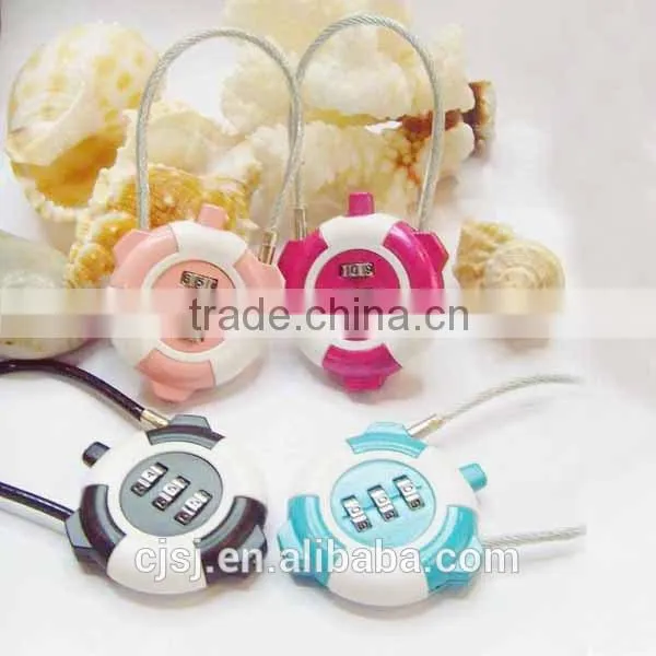 CJSJ Top Security Padlocks Cute New Combination Cable Lock