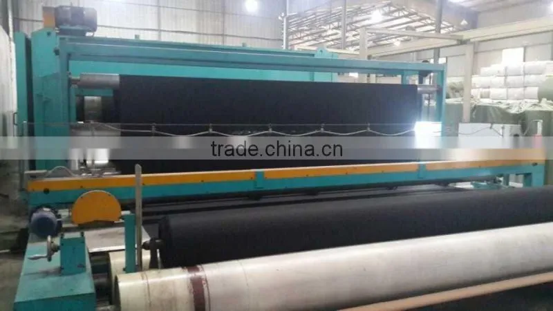 Needle punching nonwoven polyester felt fabric