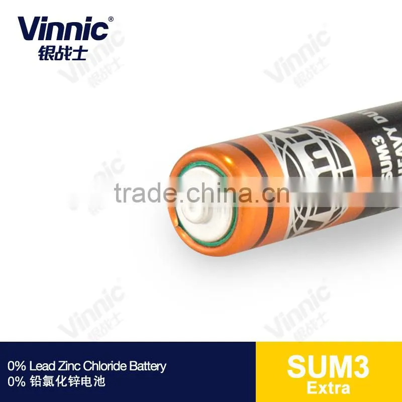 r6 aa battery extra 0% Lead Zinc Chloride Dry Battery