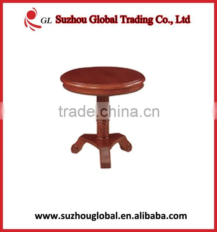 mobile round wooden conference table office funiture