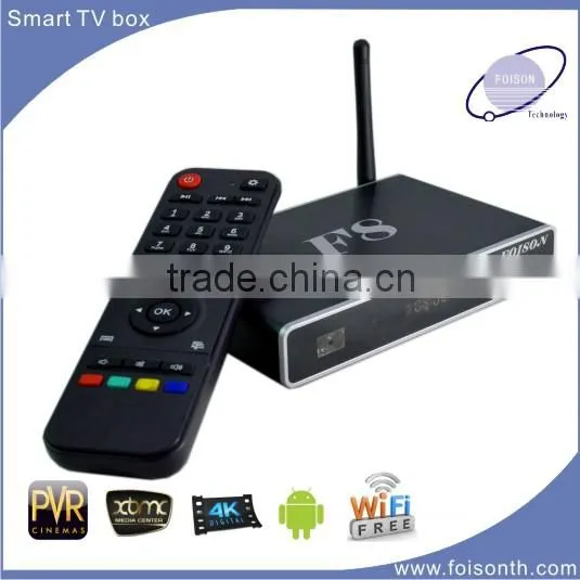 Hottest FT-F8 Full HD Media Player 4K Quad Core CPU and Octa Core GPU Android iptv Box.