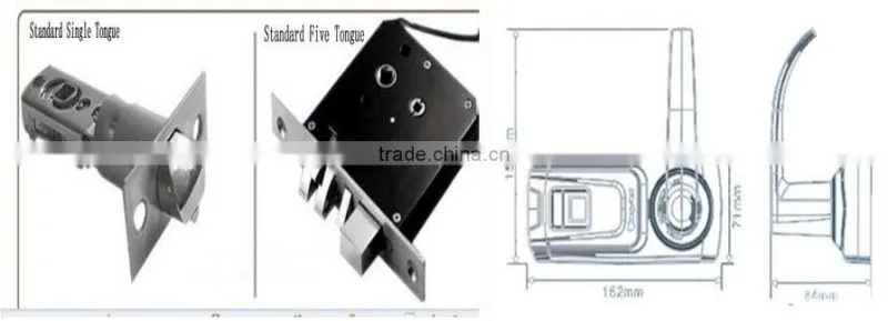 Biometric Digital Keypad Wireless Safe Fingerprint Control Apartment Door Lock