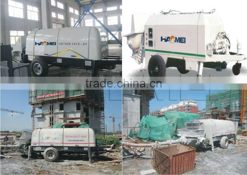 HBT100S2116-181R Trailer Concrete Pump with lowest price