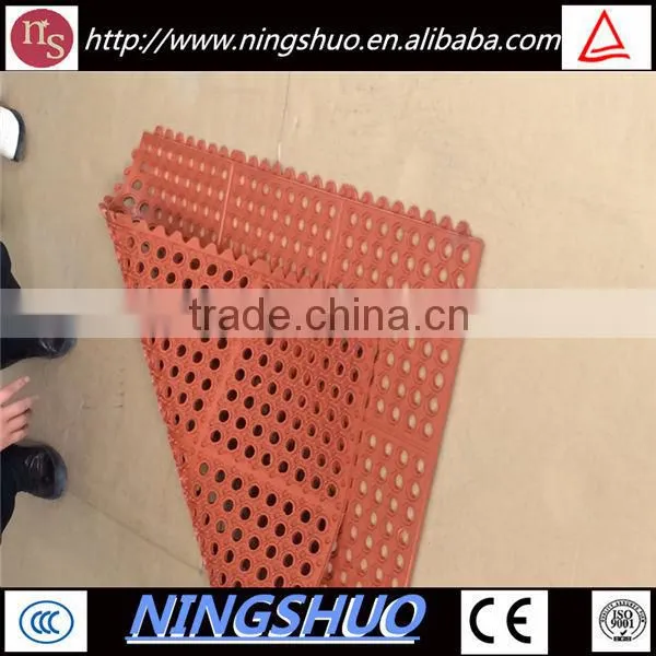 Industry supplier of anti slip durable rubber door mat