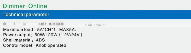 DC5V/12V/24V ABS shell 3-key wireless controller/Dimmer for led strip light