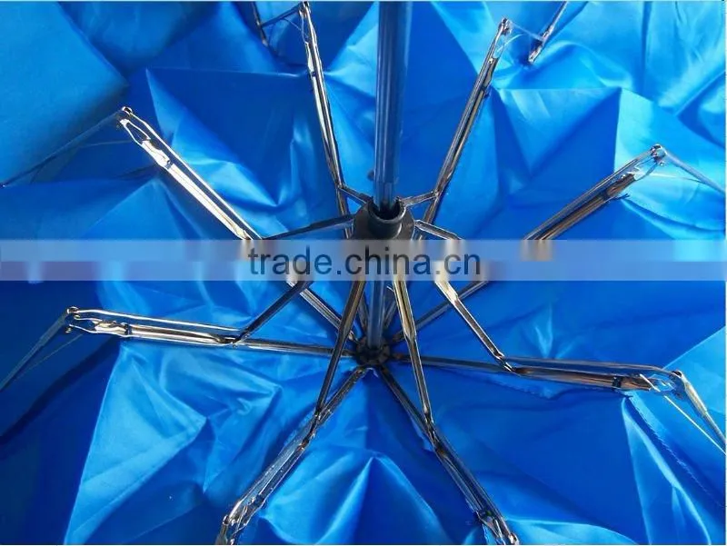 rain parasol 3 folding umbrella with windproof