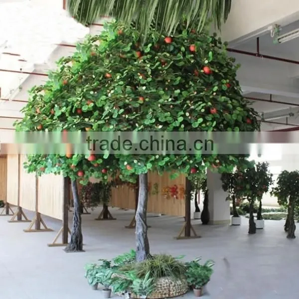 fake large decorative indoor artificial apple tree for sale