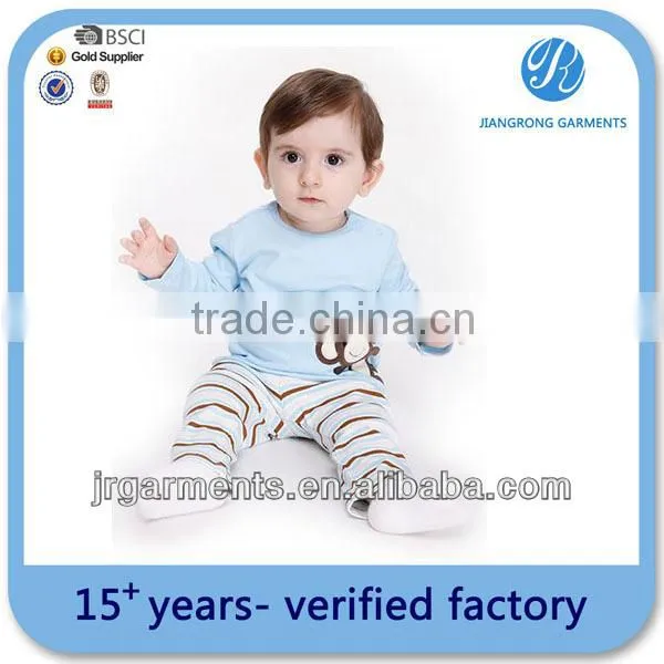 Manufacture owns BUREAU VERITAS CERTIFICATION single jersy tshirt for baby with embroider t-shirt with crewneck printed t shirt