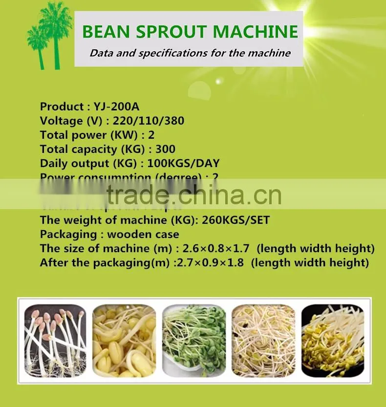 bean sprout making machine(CE)/Mung bean/black bean sprout machine