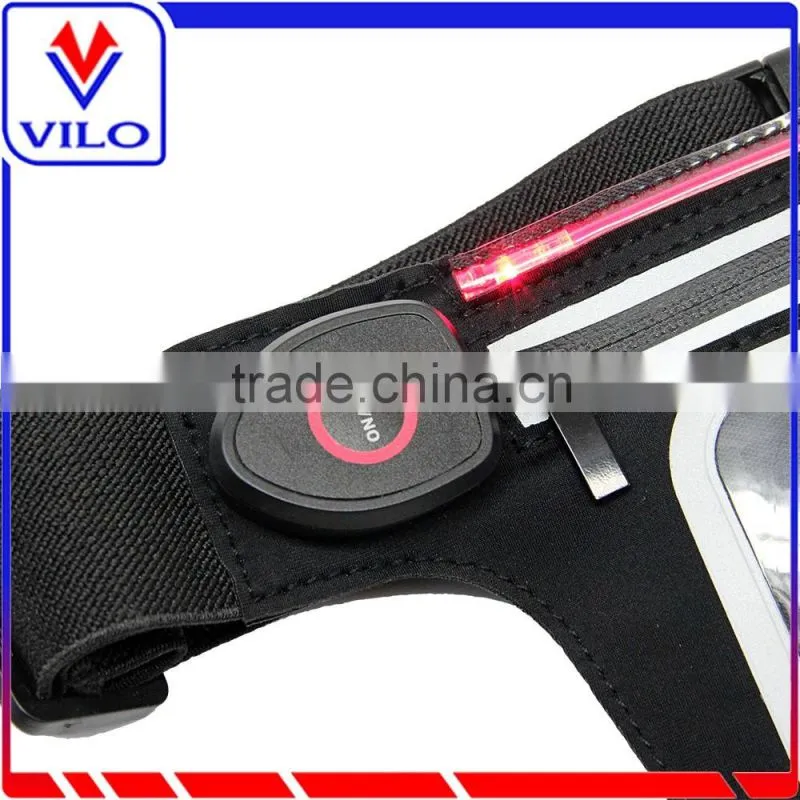 Outdoor sports LED wasit bag running belt fanny pack for runners