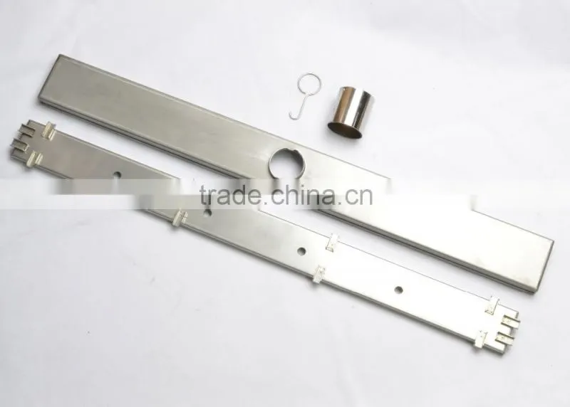 Long Stainless Steel Tile Insert Concealed Floor Drain Shower Drain