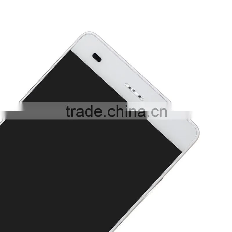 Original Genuine LCD Screen With Digitizer With Frame Assembly For Huawei Ascend P8 Lite - White