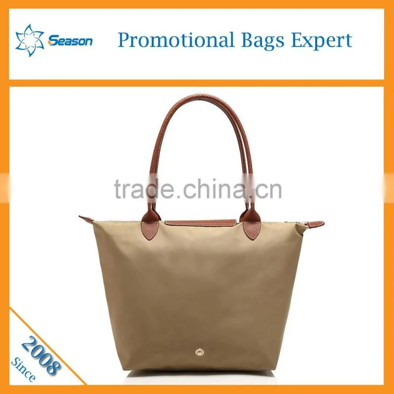 Wholesale reusable shopping bags nylon foldable shopping bag