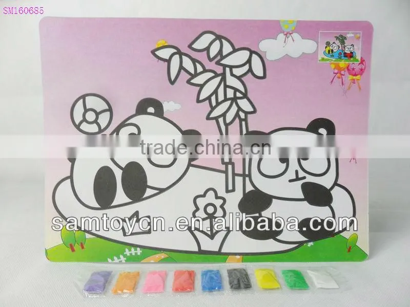Children sand painting toy