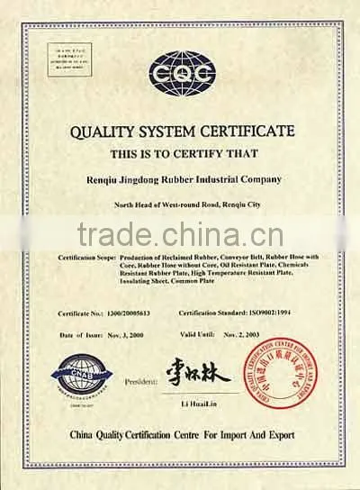 ISO9002 Certificate