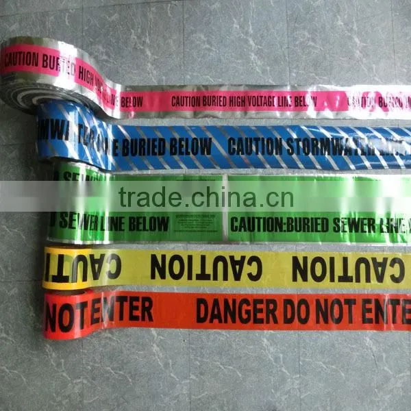 Customed PE Warning Tape Made in China