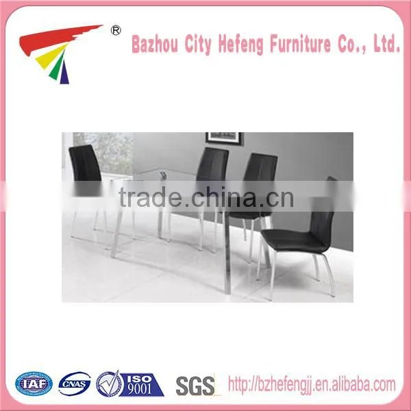 China manufacturer high quality glass turkish dining room set